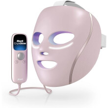 Shark CryoGlow LED Face Mask with Under-Eye Cooling, Anti-Ageing & Blemish Repair, Red & Blue LED, Infrared Light Therapy, USB-C, Remote Control,