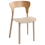 Beliani Set of 2 Dining Chairs WALDEN Light Beige 4