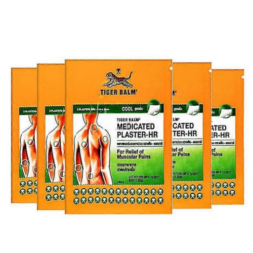 (10 Bags Green) 10Bags Red/Green Tiger Balm Patch