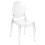 Beliani Set of 2 Dining Chairs RULISON Transparent 4