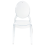 Beliani Set of 2 Dining Chairs RULISON Transparent 5