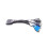 Hewlett Packard Enterprise HP c-Class blade SUV cable - Performs server blade administration configuration and diagnostic procedures 1