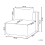 Beliani 1-Seat Section AXEBO Beige Boucle 3