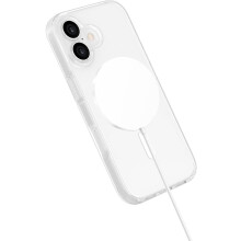 eSTUFF iPhone 17 INFINITE OSLO Magnetic Hybrid Cover - Transparent - 86% recycled plastic