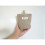Wall-mounted storage bag small storage basket cotton and linen hanging basket foldable home 1
