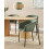 Beliani Set of 2 Dining Chairs AMES Dark Green 5