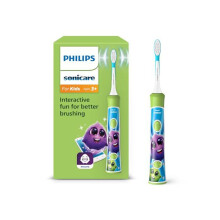 Cepillo de Dientes Eléctrico Sónico - Temporizador, Verde