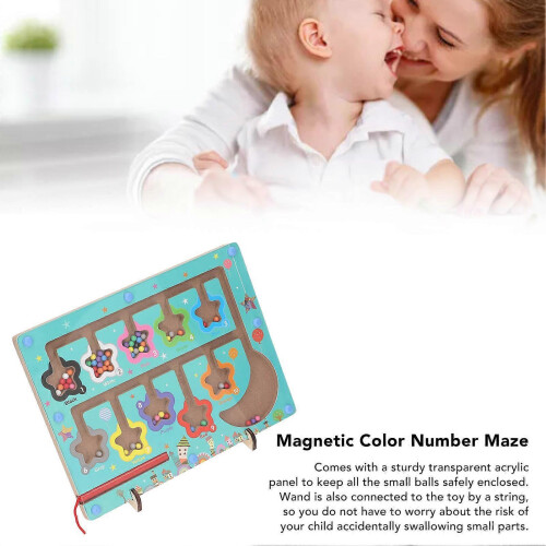 Magnetic Counting Matching Board Early Educational Learning Counting Puzzle Board for Children Star Shape