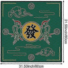 Premium Foldable Mahjong Mat with Non-Slip Base for Traditional Boa...