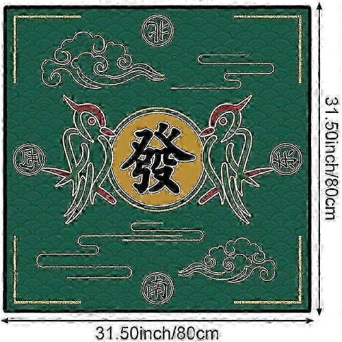 Premium Foldable Mahjong Mat with Non-Slip Base for Traditional Boa...