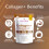 Nutrian Collagen+ | 1200mg Bio-Active Hydrolysed 100% Bovine Collagen 4