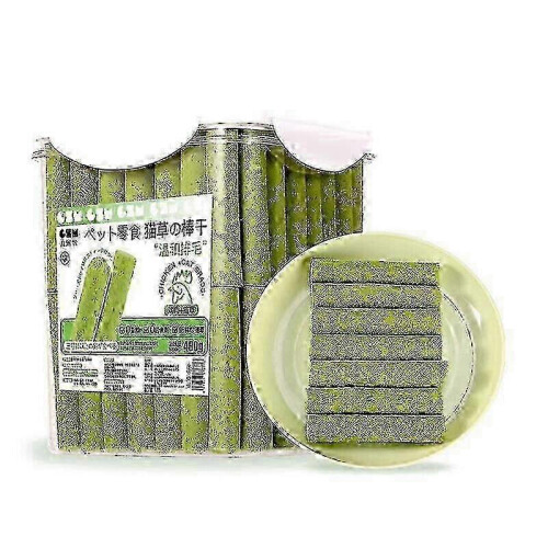 60pcs Cat Grass Teeth Grinding Stick Snacks Cat Teeth Cleaning Sticks Petz