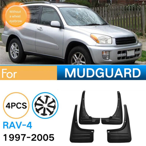 4 Pezzi Parafango Auto Paraspruzzi Paraspruzzi Parafango Parafango per  RAV4 1997-2005 Accessori Auto 1