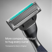 Harry's Plus Razor Blade Refills, 10 Pack, 5-Blade Cartridges with Precision Trimmer, Compatible with 'Harry's Plus' Razors for Men