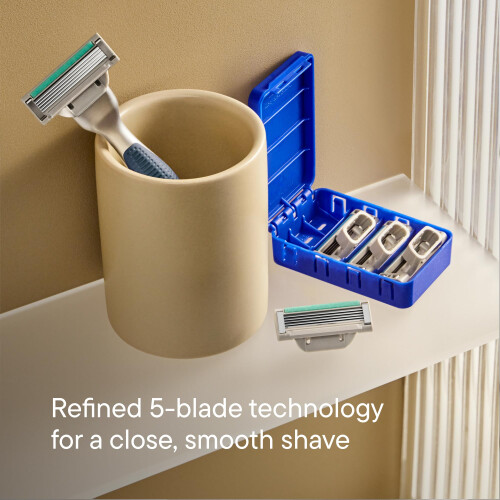 Harry's Harry's Plus Razor Blade Refills, 10 Pack, 5-Blade Cartridges with Precision Tri 2