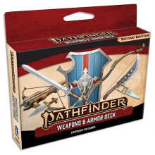 Pathfinder Second Edition Roleplaying Game Weapons and Armor Deck Card Game