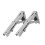 2 Piece Heavy Duty Folding Shelf Brackets Triangular Bracket Shelf Wall Shelf Support Frame for Bench Table with Screws 2
