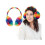 Rainbow-colored plush earmuffs, winter warm earmuffs, Christmas gift 1