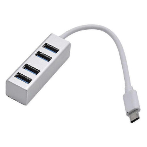 Fast data transfer USB hub, 4-port USB 3.0 hub with current protection.