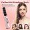 Portable wireless negative ion hair straightener 1