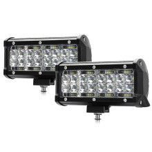 7 Inch LED Light Bar, 120W 12000Lm LED Pod Lights Work Lights 2PCS