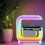 4-in-1 Bedside Lamp for Charging with Wireless Pad, Bluetooth Speaker, Alarm 2