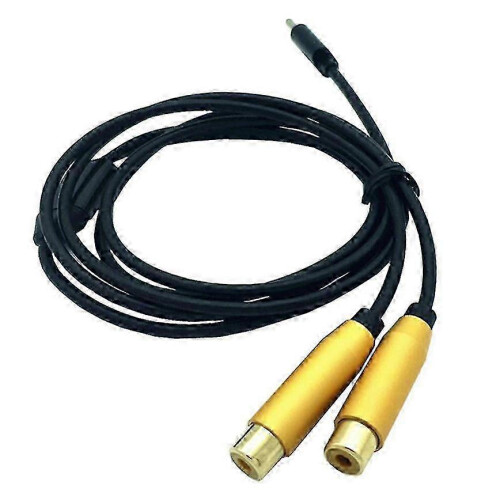 Cable AV USB-C para conexión de señal a entrada RCA doble hembra. 2