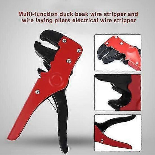 Durable Electrical Wire Stripper Cable Cutter Stripping Pliers Electrician Tool 2