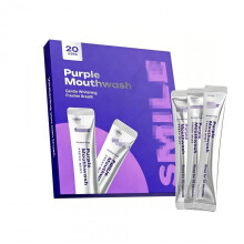 (20 packs) DR.DENT Purple Teeth Whitening Strips Enamel Safe Gentle Stain Remover Home Use