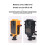 For  OSMO 360 Frame Cage with Cold Shoe Extension Protective Frame Housing Case for  OSMO 360 Accessories Orange 4