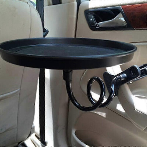 Swivel Car Tray with Integrated Drink Holder for Secure Dining 1