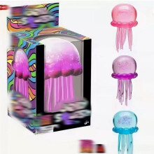 (Purple) Jellyfish Slow Rising Stress Relief Toy, Creative Decompression Fidget Toy for Kids and Adults