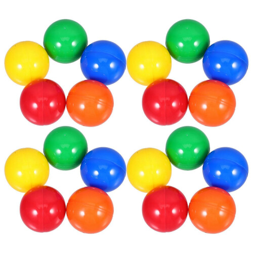 Raffle Balls for Table Games 50Pcs Colored Balls Plastic Material