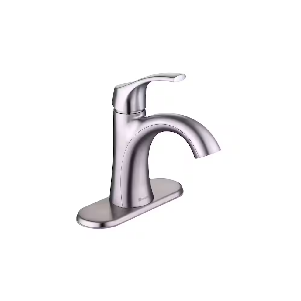 Glacier Bay Arnette Single Handle Single Hole Bathroom Faucet In Brushed Nickel 193000078923
