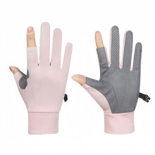 Gants de pêche à deux doigts exposés, respirants, évacuant la transpiration, légers et texturés pour la pêche, la navigation de plaisanc