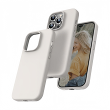 Compatible avec l'iPhone 14 Pro, coque de protection en silicone liquide multicolore, fine, douce au toucher, anti-rayures et antichoc.