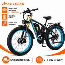 keteles 48V23AH Dual Motor Full Suspension Ebike