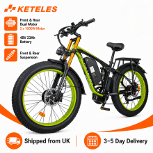 keteles 48V23AH Dual Motor Full Suspension Ebike