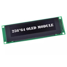 Wyświetlacz OLED 2,8" 256x64 25664 Punktów Graficzny Moduł LCD Ekran LCM Ekran SSD1322 Obsługa Kontrolera SPI Biały
