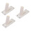 3 Pcs Self-adhesive Flag Pole Mounting Brackets Wall-mounted Holder Racks Edition 0618 3