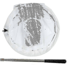 Insect Butterfly Net 16 Inch Net Ring 36 Inch Depth Stainless Steel Telescopic Handle SZTCLV