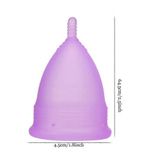Menstrual Original Authentic Cups Set Reusable Silicone Menstrual Cup with Bag BoxL