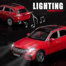 (Red 1) 1:32 Glc400 Suv Glc Alloy Car Model Sound And Light Pull Back Children's Toy Collectibles Birthday Gift Toy Cars_siasd