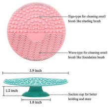 Suction Cup Silicone Brush Holder - Non-Toxic, Flexible, Gentle on Bristles, Easy Storage and Access