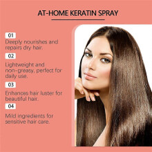 (5PCS) 1-5x 100ml At-Home Keratin Hair Treatment Deep Nourishment, Eliminates Frizz, Salon