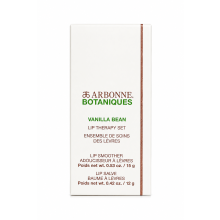 Arbonne Botaniques Vanilla Bean Lip Therapy Set | Lip Smoother 15g & Lip Salve 12g | Nourishing Lip Care Duo