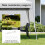Outsunny Carpa Plegable Blanco 240 x 240 x 250 cm 4