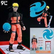 (Naruto-Rasengan Ver) 9l3d Printed Anime Kaisen Characters Lucky13 Dummy Action Figures Multi-jointed T13 Mannequin Toys