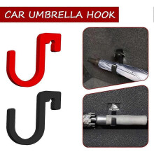 (Red) Car Umbrella Hook 2 Pieces Purse Holder For Car Vehicle For SUV Hanger