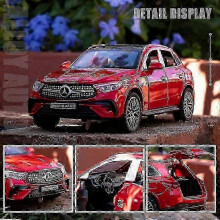 (Black 1) 1:32 Glc400 Suv Glc Alloy Car Model Sound And Light Pull Back Children's Toy Collectibles Birthday Gift Toy Cars_siasd